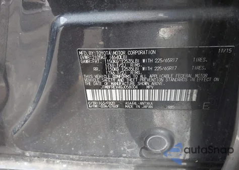 2016 Toyota Rav4 Le from USA, damaged, VIN JTMBFREV4GJ058004